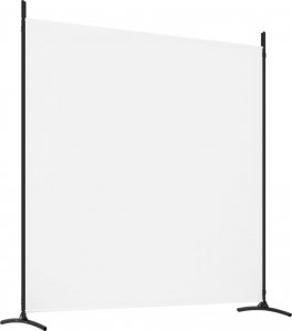 vidaXL vidaXL Parawan 4-panelowy, biały, 698x180 cm, tkanina 6