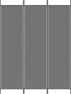 vidaXL vidaXL Parawan 3-panelowy, antracytowy, 150x200 cm, tkanina 3