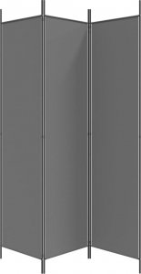 vidaXL vidaXL Parawan 3-panelowy, antracytowy, 150x200 cm, tkanina 5