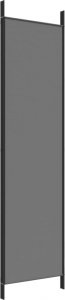 vidaXL vidaXL Parawan 3-panelowy, antracytowy, 150x200 cm, tkanina 6