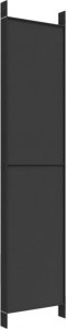 vidaXL vidaXL Parawan 6-panelowy, czarny, 300x220 cm, tkanina 6