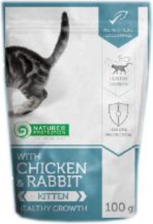 Nature’s Protection Cat Healthy Growth z kurczakiem i królikiem 100g 1