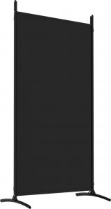 vidaXL vidaXL Parawan 4-panelowy, czarny, 346x180 cm, tkanina 6