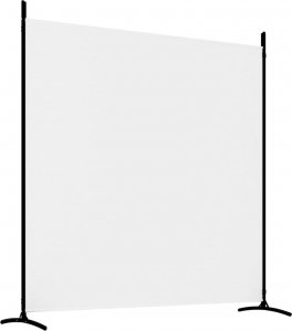 vidaXL vidaXL Parawan 3-panelowy, biały, 525x180 cm, tkanina 6