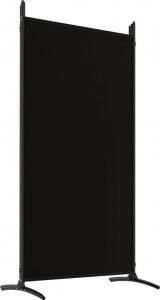 vidaXL vidaXL Parawan 5-panelowy, czarny, 433x180 cm, tkanina 6