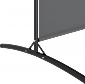 vidaXL vidaXL Parawan 4-panelowy, antracytowy, 346x180 cm, tkanina 7