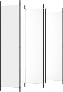 vidaXL vidaXL Parawan 5-panelowy, biały, 250x220 cm, tkanina 5