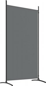 vidaXL vidaXL Parawan 2-panelowy, antracytowy, 175x180 cm, tkanina 6