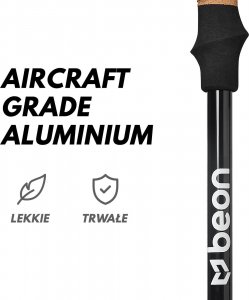 Beon Kije trekkingowe Pro Black 10