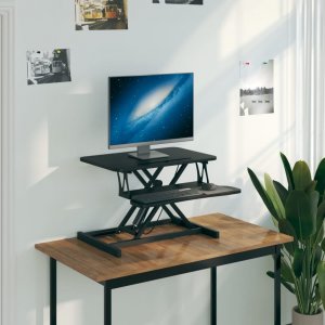 vidaXL Regulowane biurko, 60x40x(13-41,5) cm, stal i płyta 1