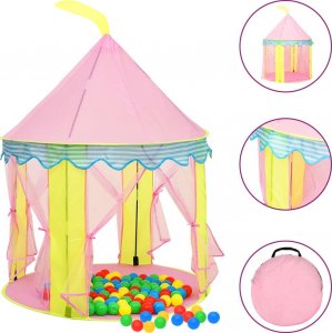 vidaXL vidaXL Namiot do zabawy dla dzieci, różowy, 100x100x127 cm 1