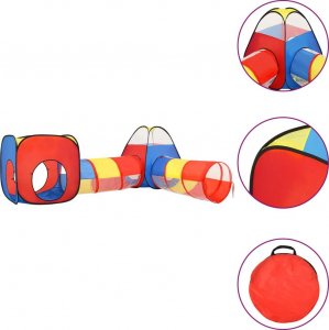 vidaXL vidaXL Namiot do zabawy dla dzieci, kolorowy, 190x264x90 cm 1