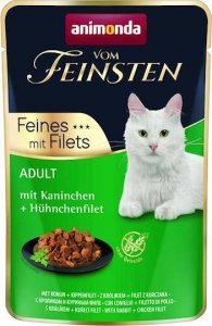 Animonda ANIMONDA Cat Vom Feinsten Adult Królik + filet z kurczaka saszetka 18x85g 2