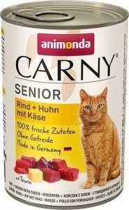 Animonda ANIMONDA Cat Carny Senior smak: Wołowina, kurczak, ser 400g 1