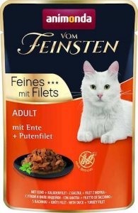 Animonda ANIMONDA Cat Vom Feinsten Adult Kaczka + filet z indyka saszetka 18x85g 2