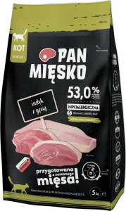 Pan Mięsko PAN MIĘSKO Indyk z gęsią S 5kg dla kota 1
