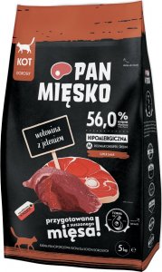 Pan Mięsko PAN MIĘSKO Wołowina z jeleniem M 5kg dla kota 1