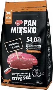 Pan Mięsko PAN MIĘSKO Cielęcina z kaczką M 10kg dla kota 1