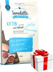 Bosch BOSCH Sanabelle Kitten Drób 10kg + Niespodzianka dla kota GRATIS 1
