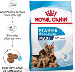 Royal Canin ROYAL CANIN Maxi Starter Mother&Babydog 15kg + Advantix - dla psów 25-40kg (4 pipety x 4ml) 1