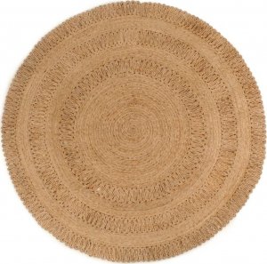 vidaXL vidaXL Ręcznie pleciony dywan z juty, 180 cm, okrągły 1