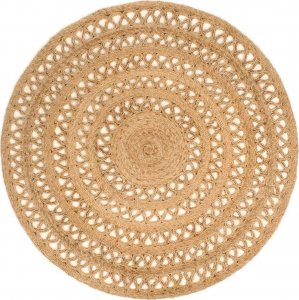 vidaXL vidaXL Ręcznie pleciony dywan z juty, 150 cm, okrągły 1