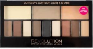 Makeup Revolution Paleta cieni do powiek Ultra Eye Contour Light and Shade V3 1