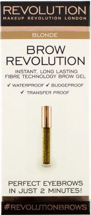 Makeup Revolution Brow Revolution Żel do brwi Blonde 2,5g 3