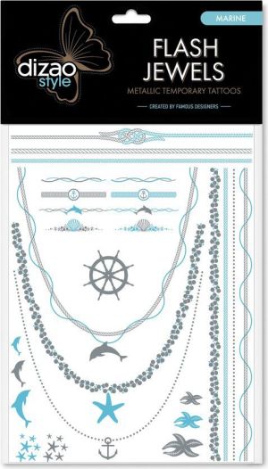 Fitocosmetics Flash Jewels Tatuaż krótkotrwały "Morze" 1 arkusz 1
