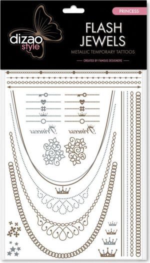 Fitocosmetics Flash Jewels Tatuaż krótkotrwały "Księżniczka" 1 arkusz 1