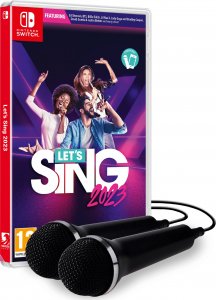 Let's Sing 2023 + 2 mikrofony Nintendo Switch 1