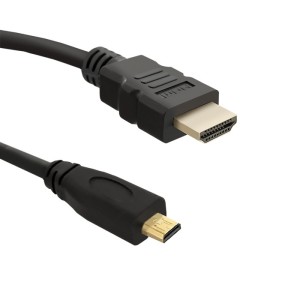 Kabel Qoltec HDMI Micro - HDMI 2m czarny (50400) 1