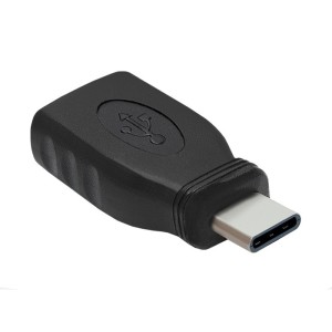 Adapter USB Qoltec USB-C - USB Czarny  (50396) 1