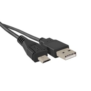 Kabel USB Qoltec USB-A - microUSB 0.25 m Czarny (50494) 1