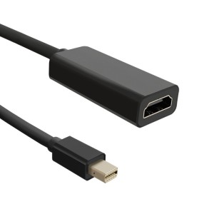 Adapter AV Qoltec DisplayPort Mini - HDMI czarny (50432) 1