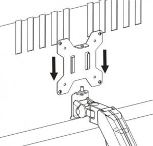 Art Uchwyt ścienny na monitor 13" - 27" L-12GW (RAMART L-12GW) 6