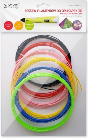 Savio Filament ABS Zestaw kolorów (SAVDRP-041) 1