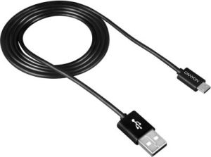 Kabel USB Canyon USB-A - 1 m Czarny (CNE-USBM1B) 1