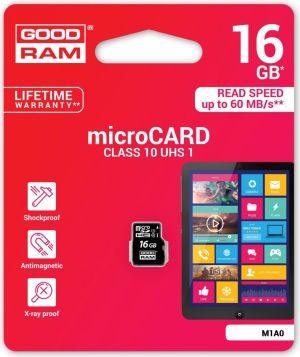 Karta GoodRam M1A0 MicroSDHC 16 GB Class 10 UHS-I  (M1A0-0160R11) 1