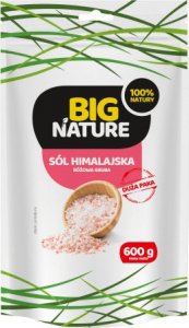 Big Nature Sól himalajska różowa gruba 600g Duża Paka 1