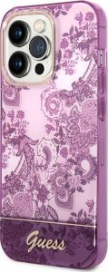 Guess Etui Guess GUHCP14XHGPLHF Apple iPhone 14 Pro Max fuksja/fuschia hardcase Porcelain Collection 2