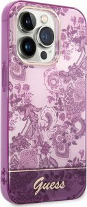 Guess Etui Guess GUHCP14XHGPLHF Apple iPhone 14 Pro Max fuksja/fuschia hardcase Porcelain Collection 4