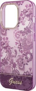 Guess Etui Guess GUHCP14XHGPLHF Apple iPhone 14 Pro Max fuksja/fuschia hardcase Porcelain Collection 6