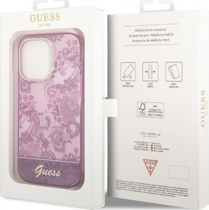 Guess Etui Guess GUHCP14XHGPLHF Apple iPhone 14 Pro Max fuksja/fuschia hardcase Porcelain Collection 8