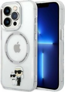 Karl Lagerfeld Etui Karl Lagerfeld KLHMP14LHNKCIT Apple iPhone 14 Pro hardcase transparent IML NFT Karl&Choupette Magsafe 1