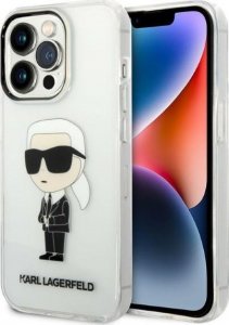Karl Lagerfeld Etui Karl Lagerfeld KLHCP14LHNIKTCT Apple iPhone 14 Pro transparent hardcase IML NFT Ikonik 1
