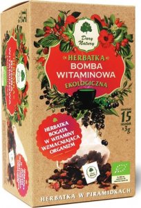 Dary Natury HERBATKA BOMBA WITAMINOWA PIRAMIDKI BIO (15 x 3 g) 45 g - DARY NATURY 1