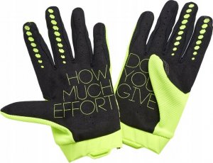 100% Rękawiczki 100% GEOMATIC Gloves Fluo Yellow - S (długość dłoni 181-187 mm) (NEW 2022) 2