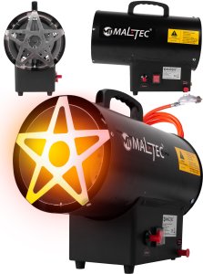 Maltec Nagrzewnica Gazowa Grzejnik z Dmuchawą GAS-2500Wt 1