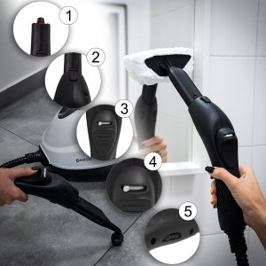 Mop parowy Maltec Parownica Myjka Mop Parowy HDS7000W-PRO 13